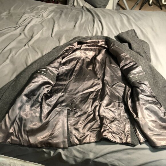 Kenneth Cole New York Men's  Blazer Jacket 48R Wool Gray Double Button Workwear - Picture 12 of 15